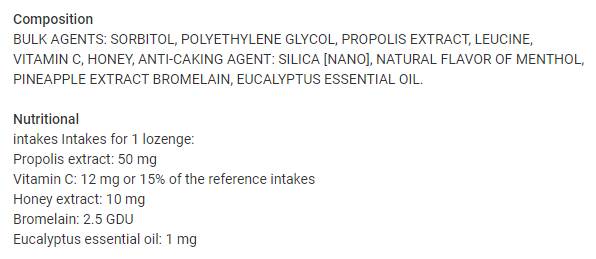 Vitaprolis® | Throat Lozenges with Propolis 20 Бонбона