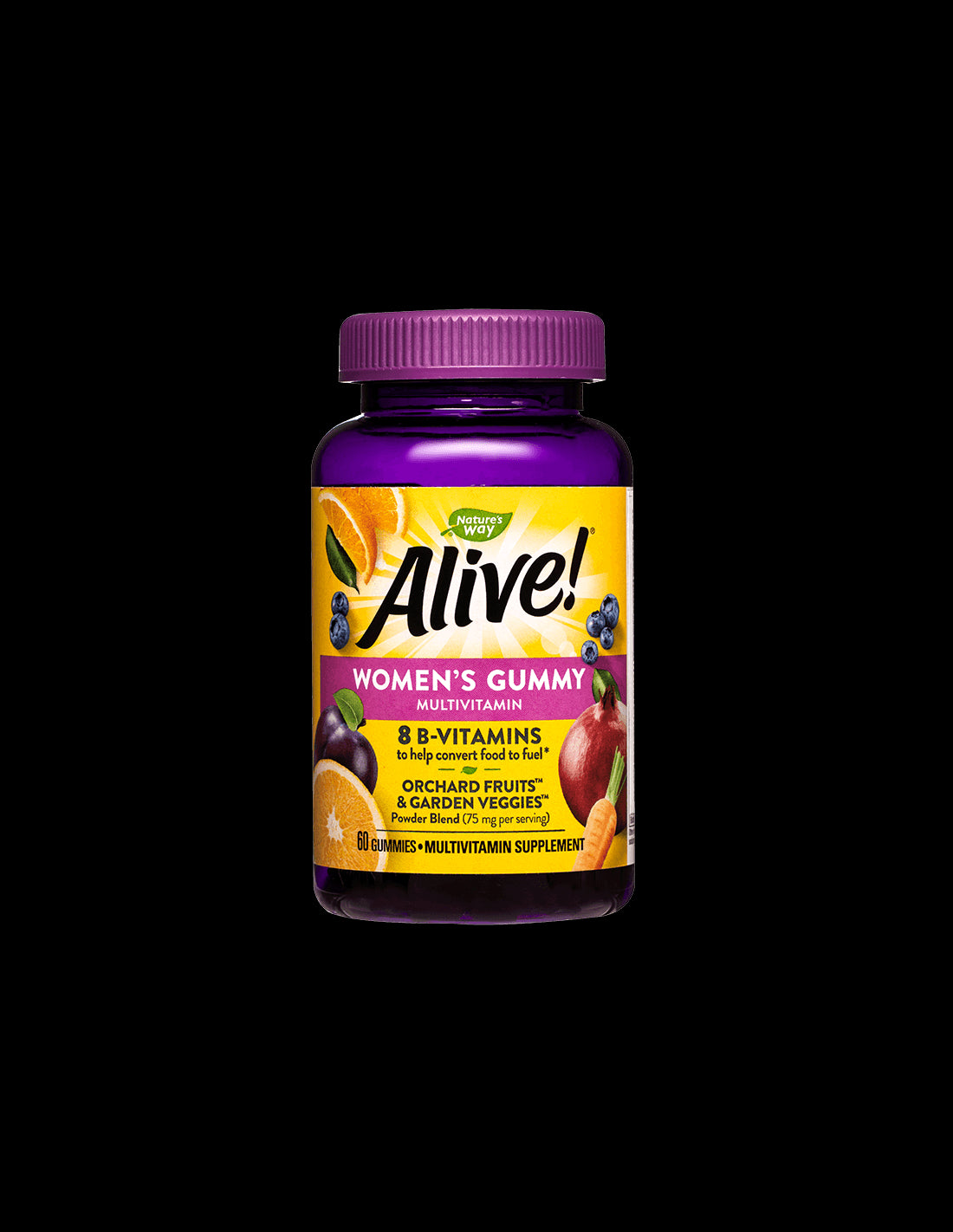 Alive! Womens Gummy Multivitamin / Алайв! Мултивитамини за жени, 60 желирани таблетки Nature’s Way