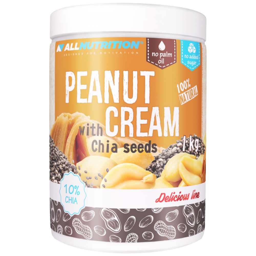 Peanut Cream with Chia Seeds 1000 грама