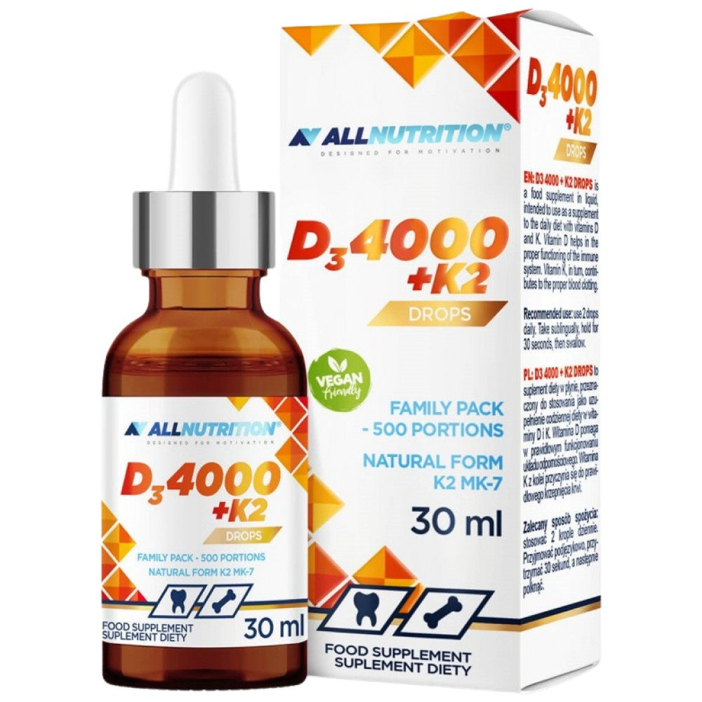 Vitamin D3 4000 + K2 Drops 30 мл