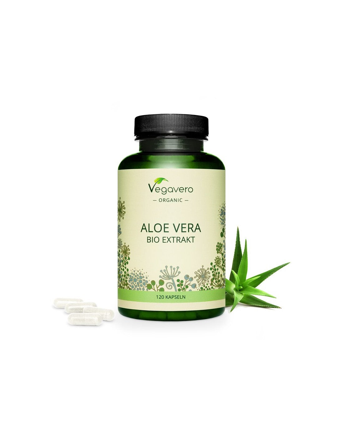 Aloe Vera Bio Extrakt / Алое Вера БИО екстракт, 120 капсули, 100% Vegan