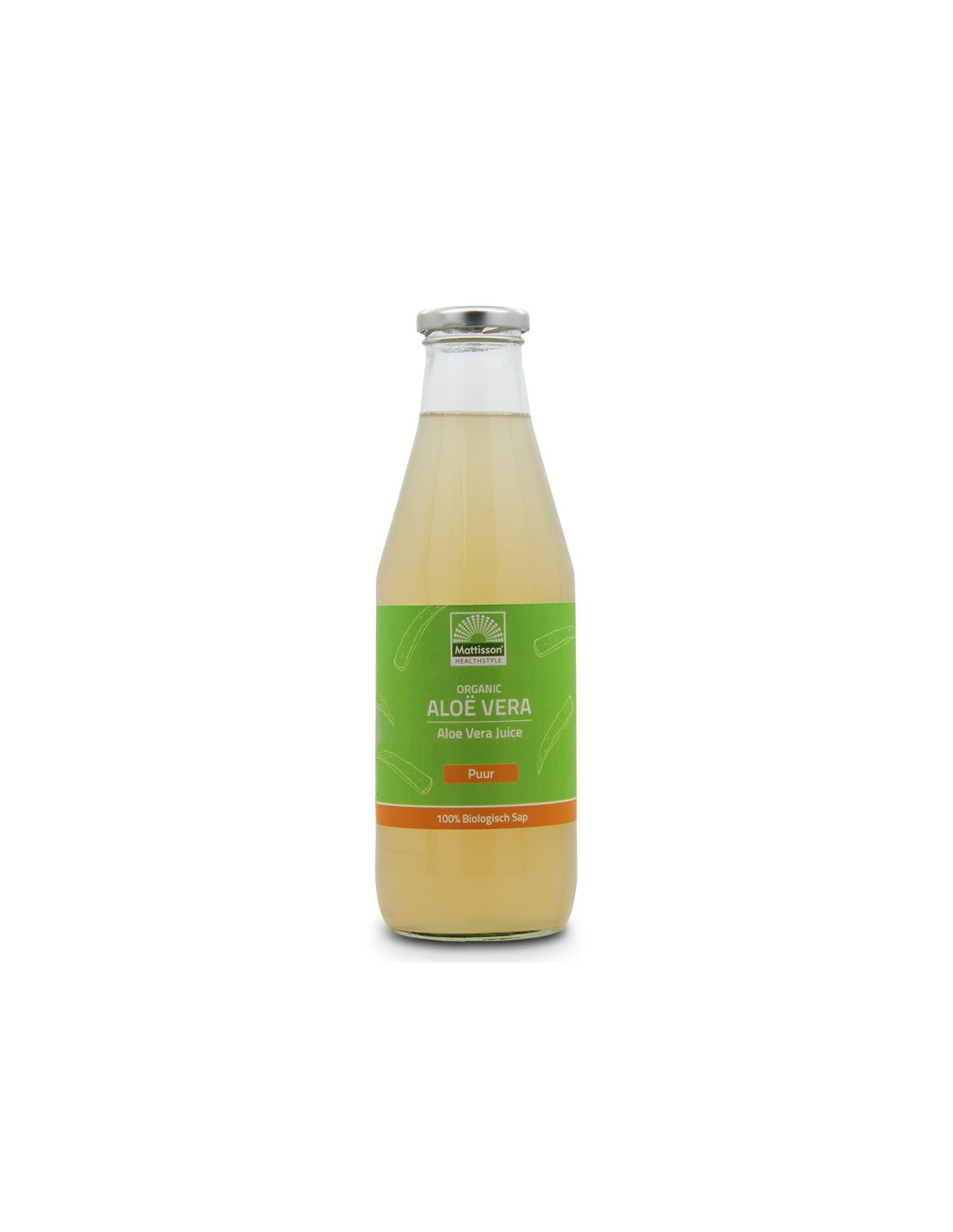 Suc organic din frunze de aloe vera - Pentru uz oral și cosmetic, 750 ml