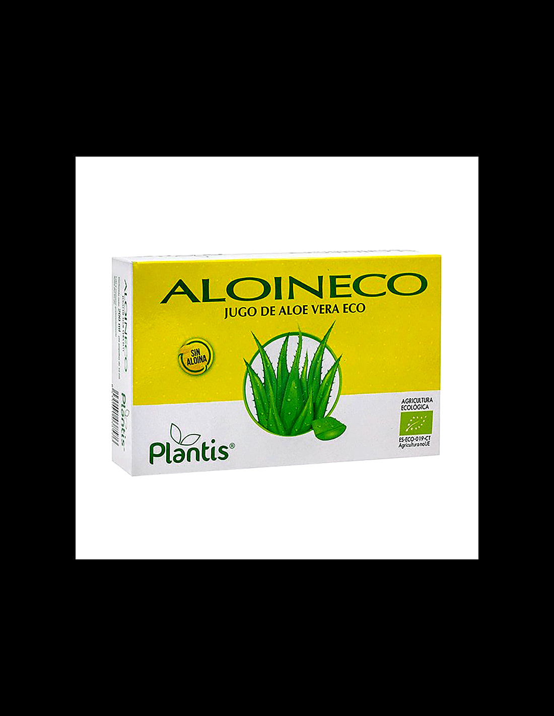 Сок от алое вера органик (без алоин) - Aloin Eco Zumo de Aloe Vera Eco /Sin Aloina/ Plantis®, 20 ампули