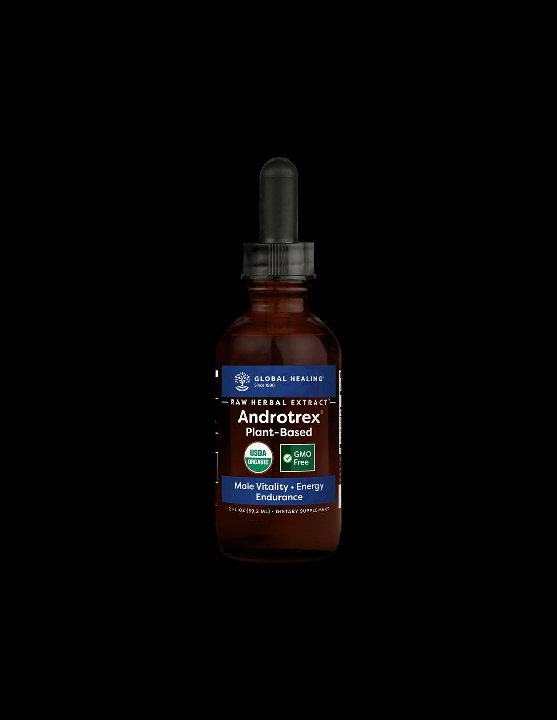 Androtrex® Raw Herbal Extract / Билкова смес за мъжкия хормонален баланс, 59.2 ml Global Healing