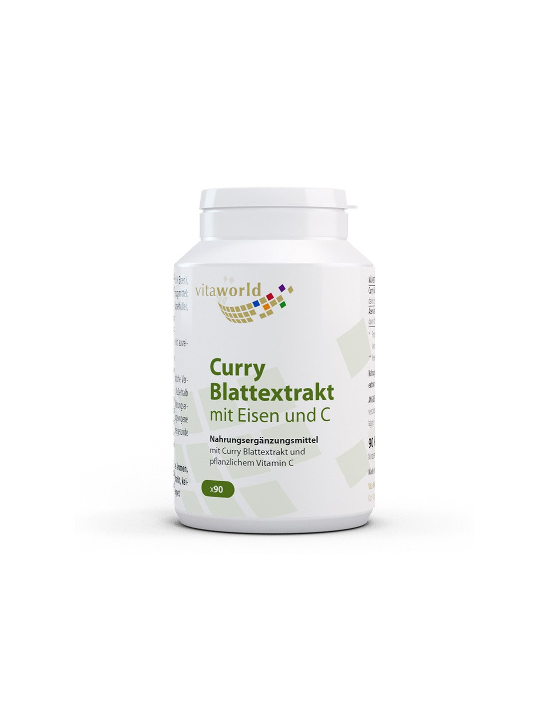 Anemia - Extract din frunze de curry cu fier si vitamina C, 90 capsule