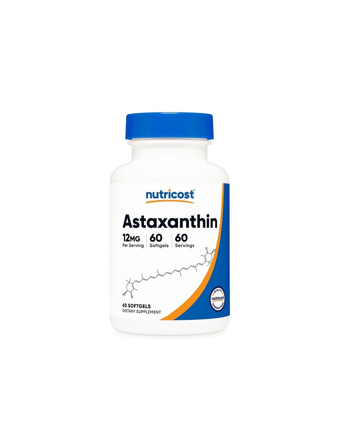 Antioxidant pentru o vedere bună - Astaxantina, 12 mg x 60 capsule softgel