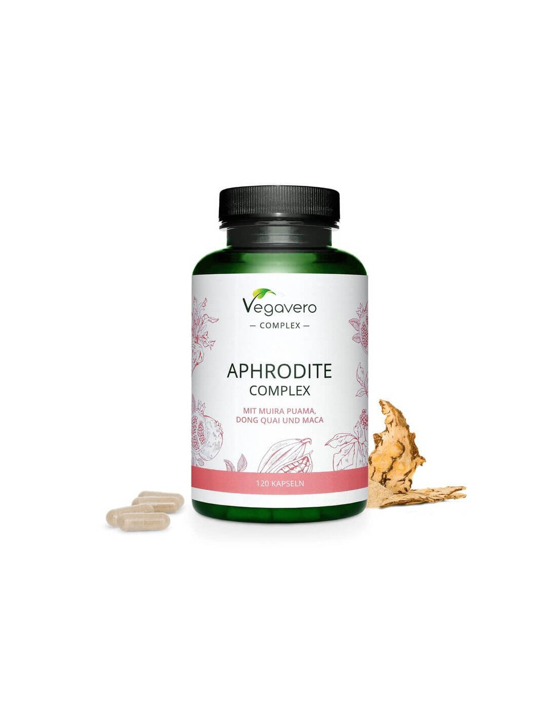 Aphrodite Complex/ Афродита комплекс за повишаване на женското либидо, 120 капсули, 100% Vegan Vegavero