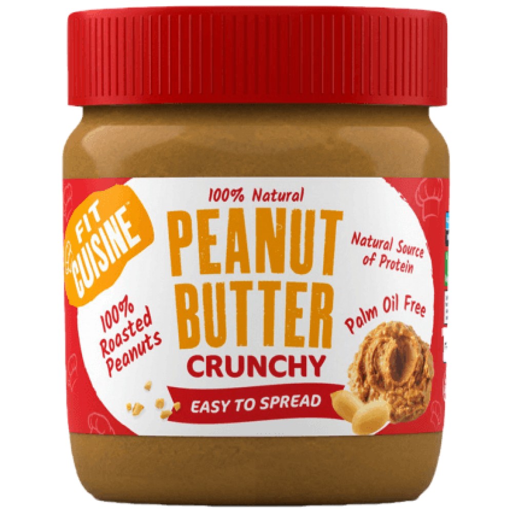 Fit Cuisine 100% Peanut Butter - Crunchy - 350 грама