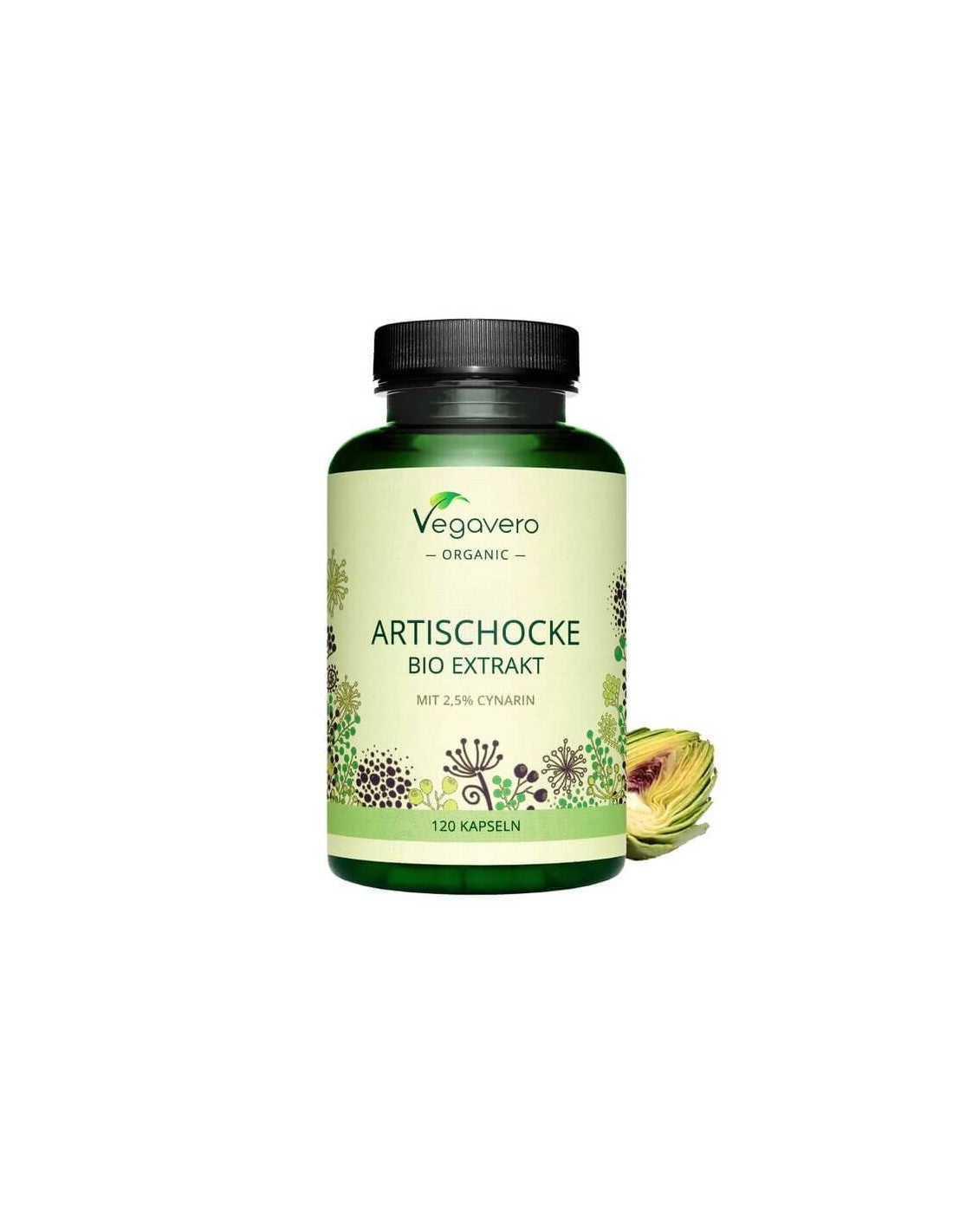 Artischocke Bio Extrakt/ БИО Артишок екстракт, 120 капсули, 100% Vegan Vegavero