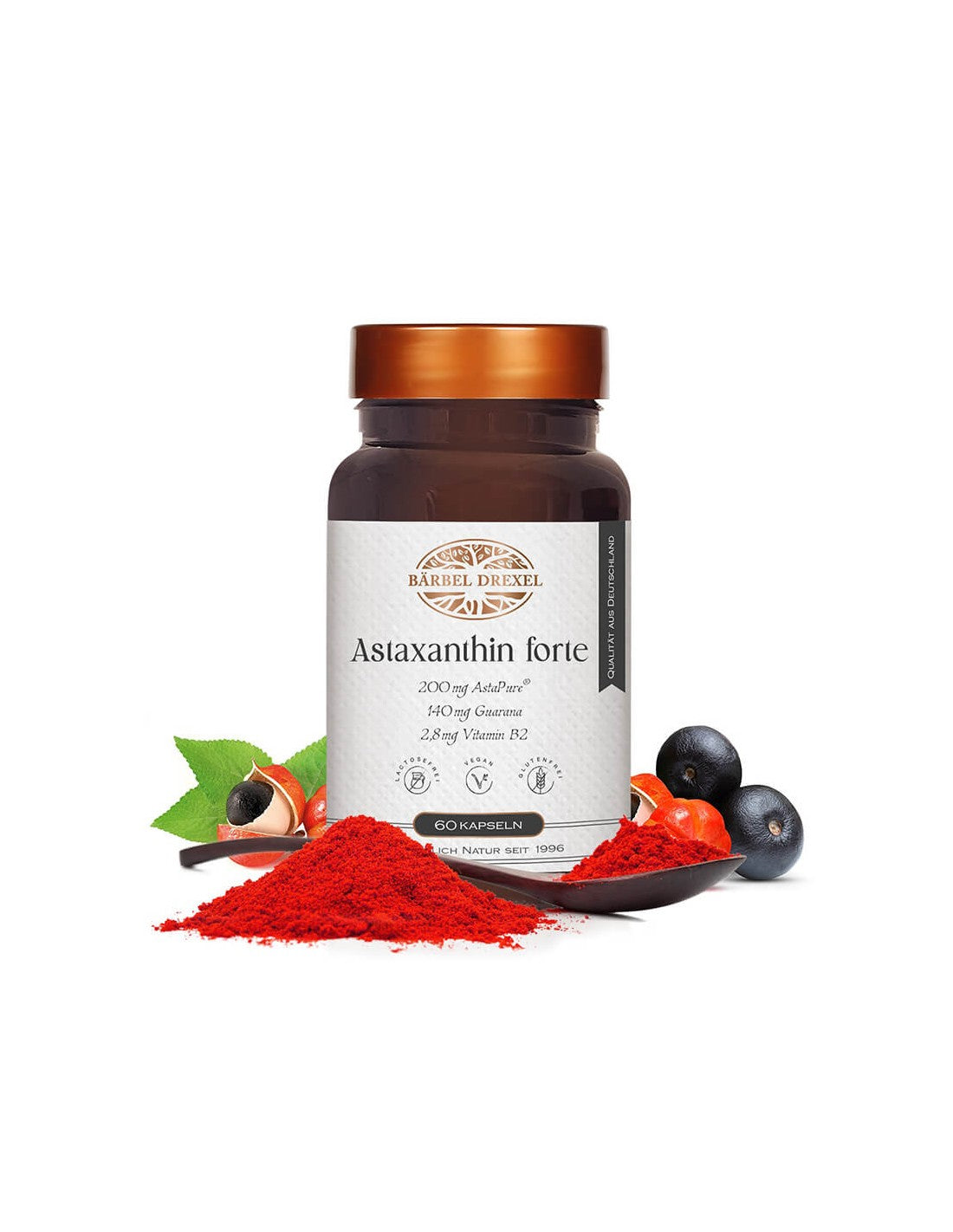 Astaxanthin forte - Астаксантин Форте – подкрепа за очите и невропротекция, 60 капсули Bärbel Drexel