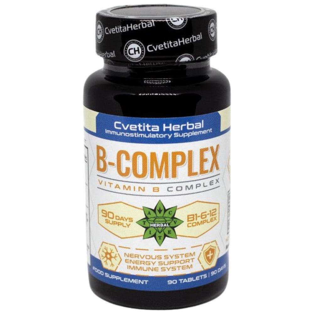 Complex de vitamina B B1-B6-B12 - 90 tablete