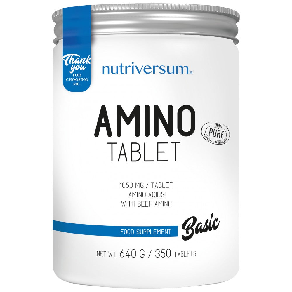 Amino Tablet | din zer și proteine ​​din carne de vită - 350 de tablete