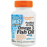 BEST Omega 3 Fish Oil 1000 mg / Purified & Clear - 120 Гел капсули