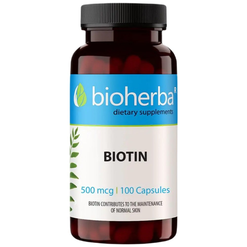 Biotin 500 mcg - 100 капсули