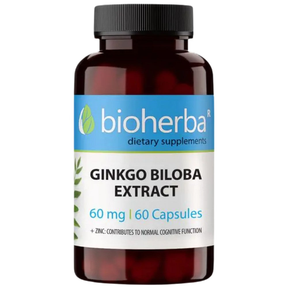 Ginkgo Biloba Extract 60 mg - 60 капсули