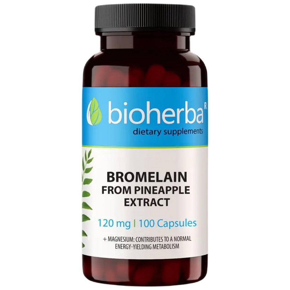 Bromelain 200 mg - 100 капсули