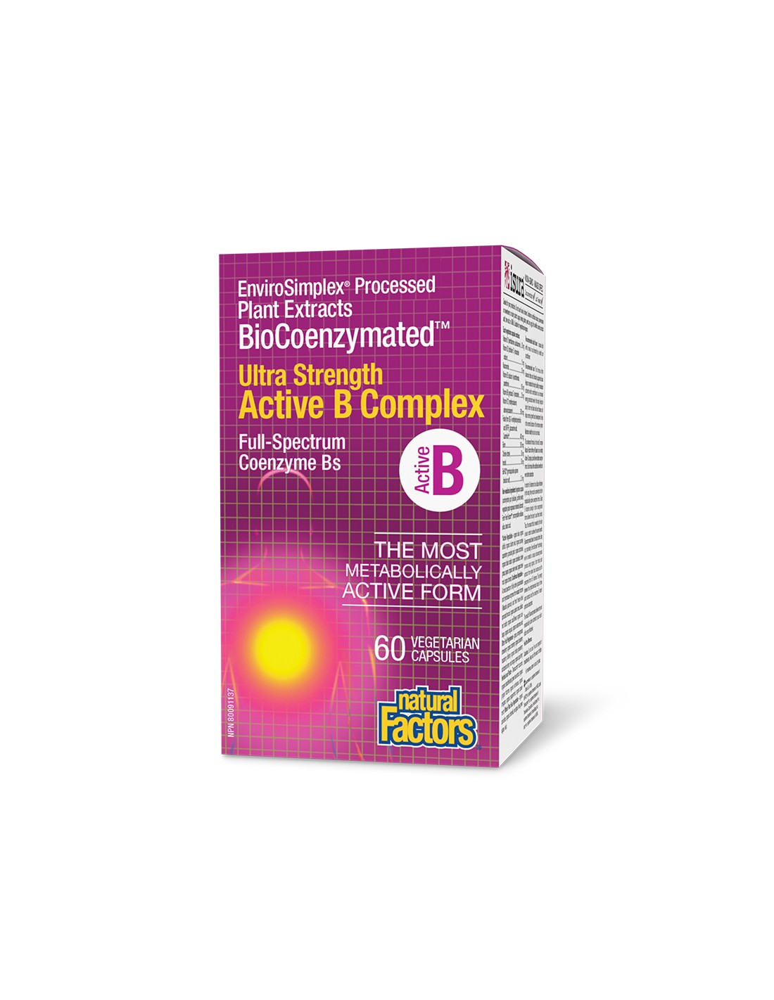 Κάψουλες BioCoenzymated™ Active B-Complex Ultra Strength, 60 V