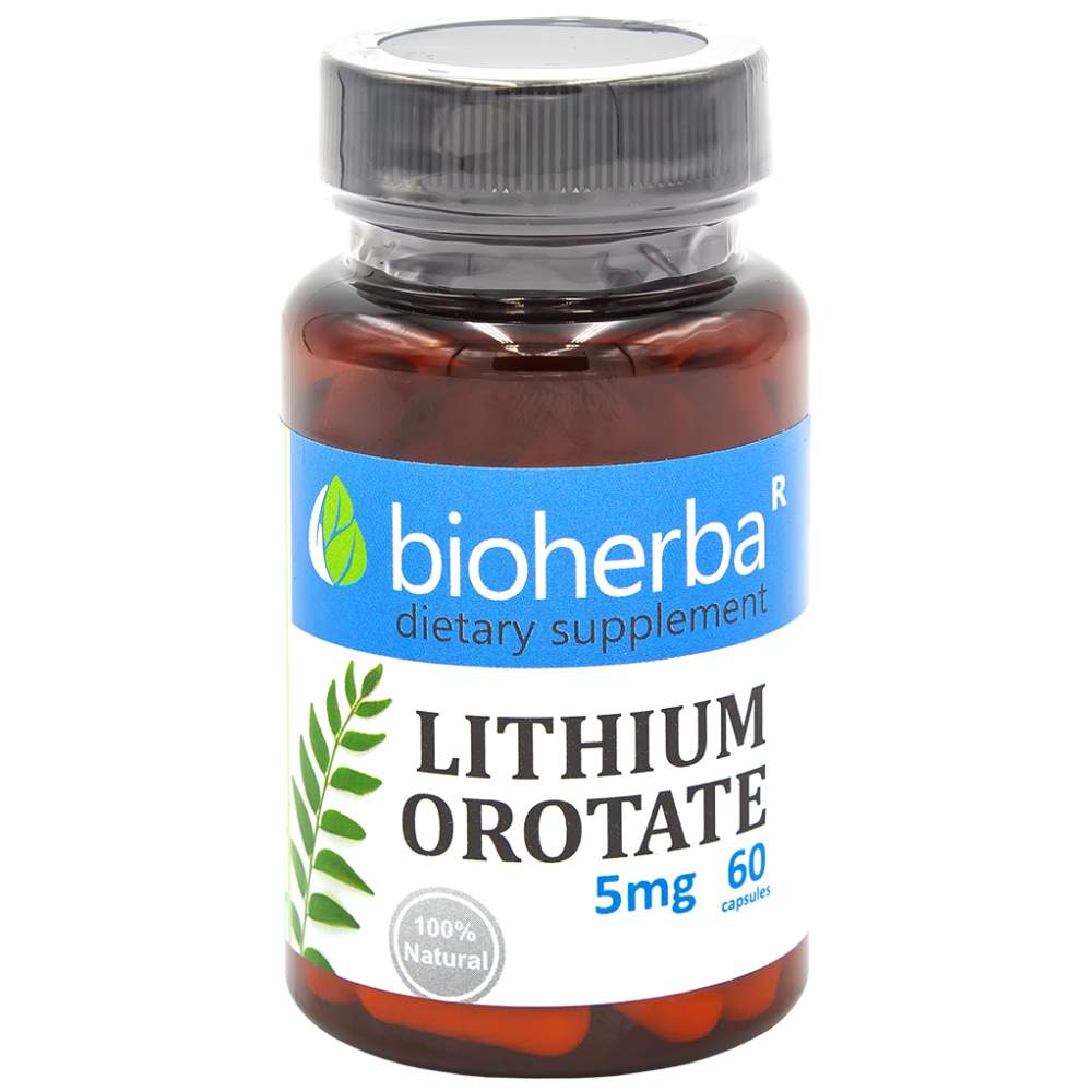 Lithium Orotate 5 mg 60 капсули