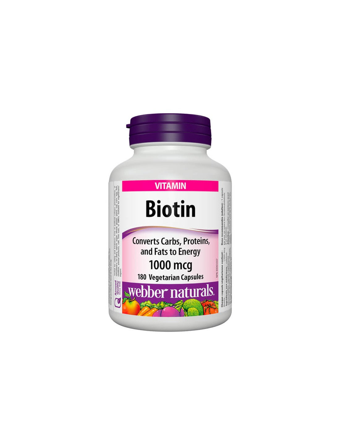 Biotin / Биотин, 1000 µg, 180 капсули