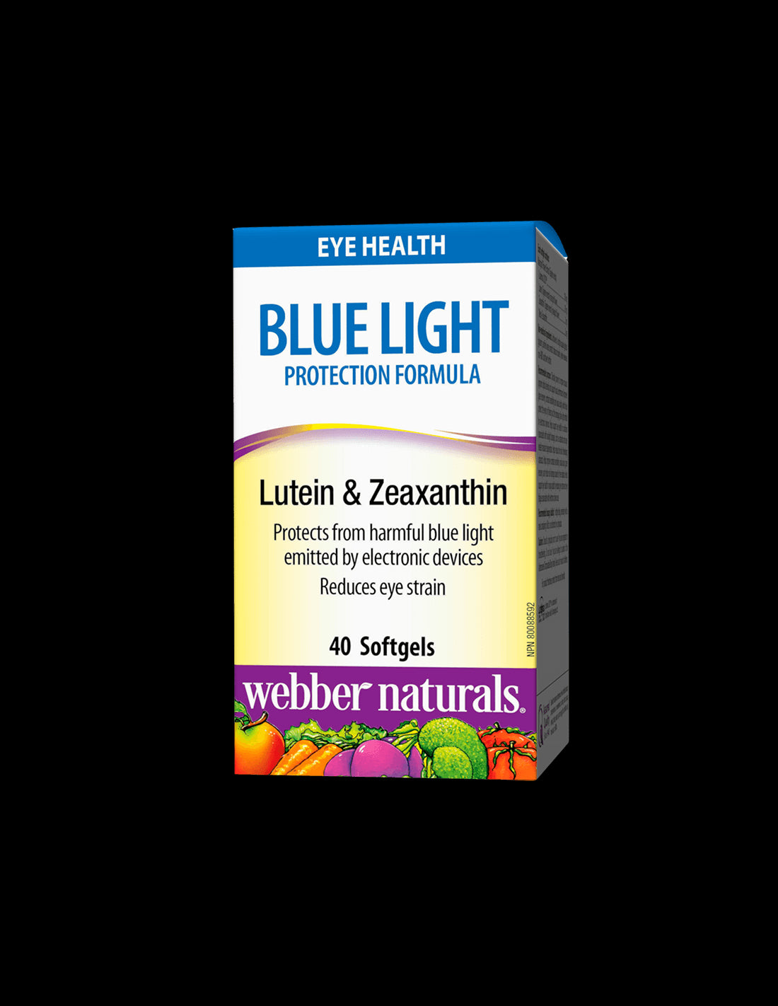 Formula cu luteina si zeaxantina pentru o vedere puternica - Protectie la lumina albastra - Protectie dispozitiv digital, 40 capsule moale