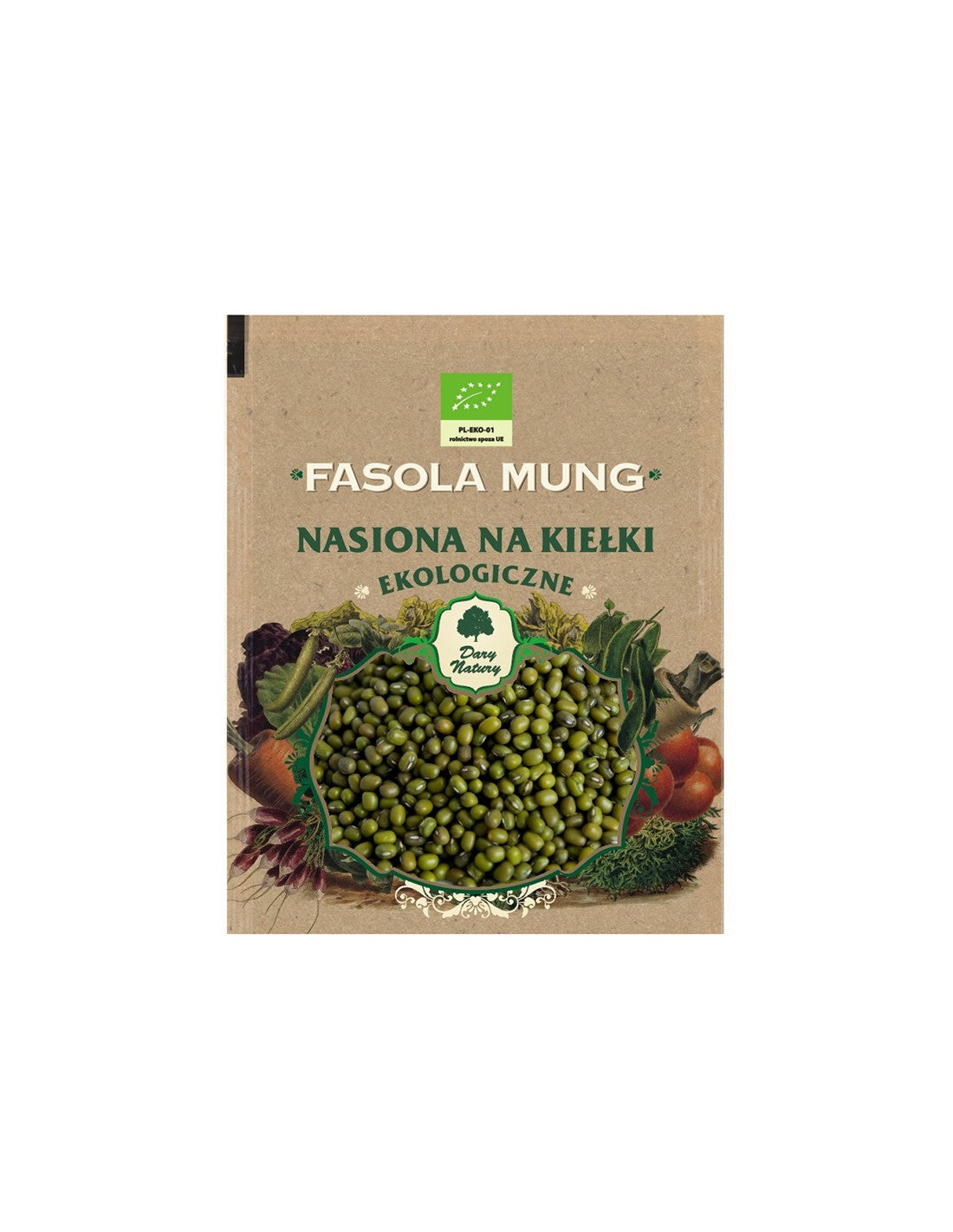 Fasole mung - Seminte pentru varza Bio, 50 g Dary Natury