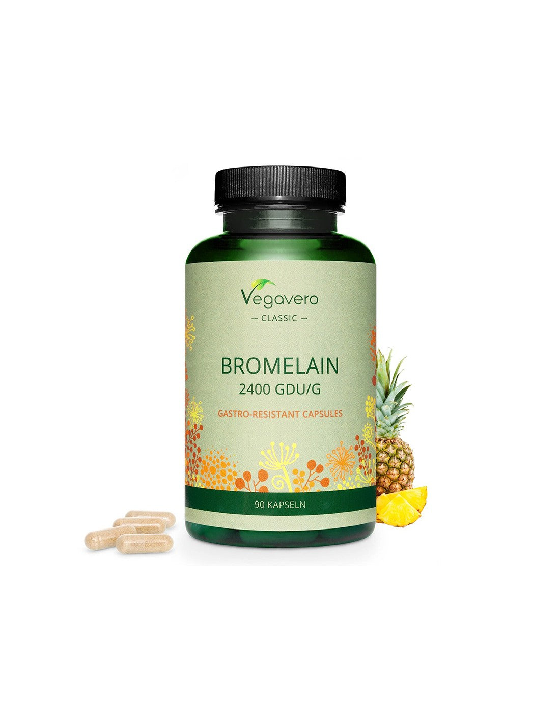 BROMELINA - BROMELINA, 90 capsule Vegavero