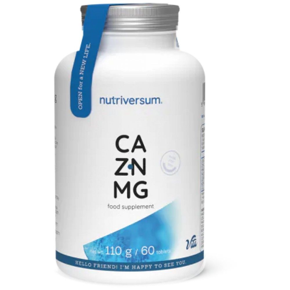 Ca/Zn/MG | Calcium Magnesium Zinc Formula - 30 Таблетки