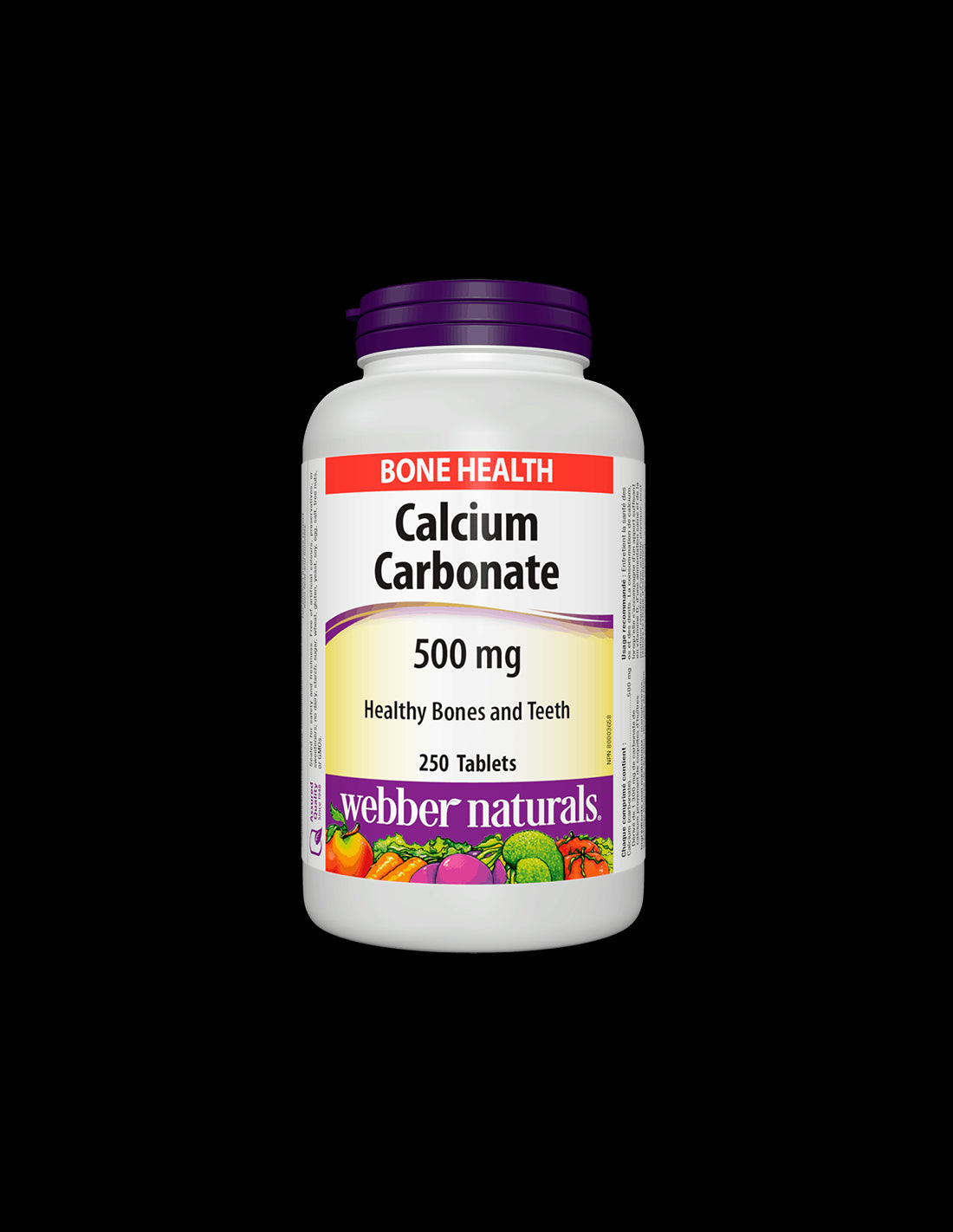 Carbonat de calciu, 500 mg, 250 comprimate