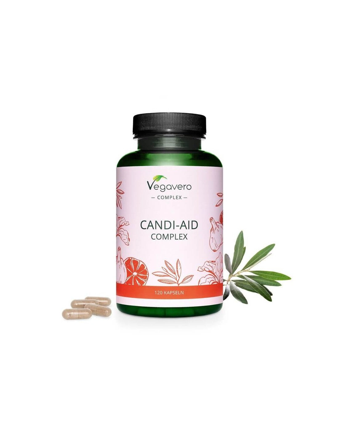 Candi-Aid Complex, 120 κάψουλες, 100% Vegan Vegavero