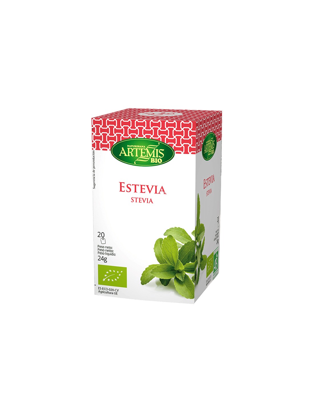 Ceai Stevia Bio, 20 pungi filtrante