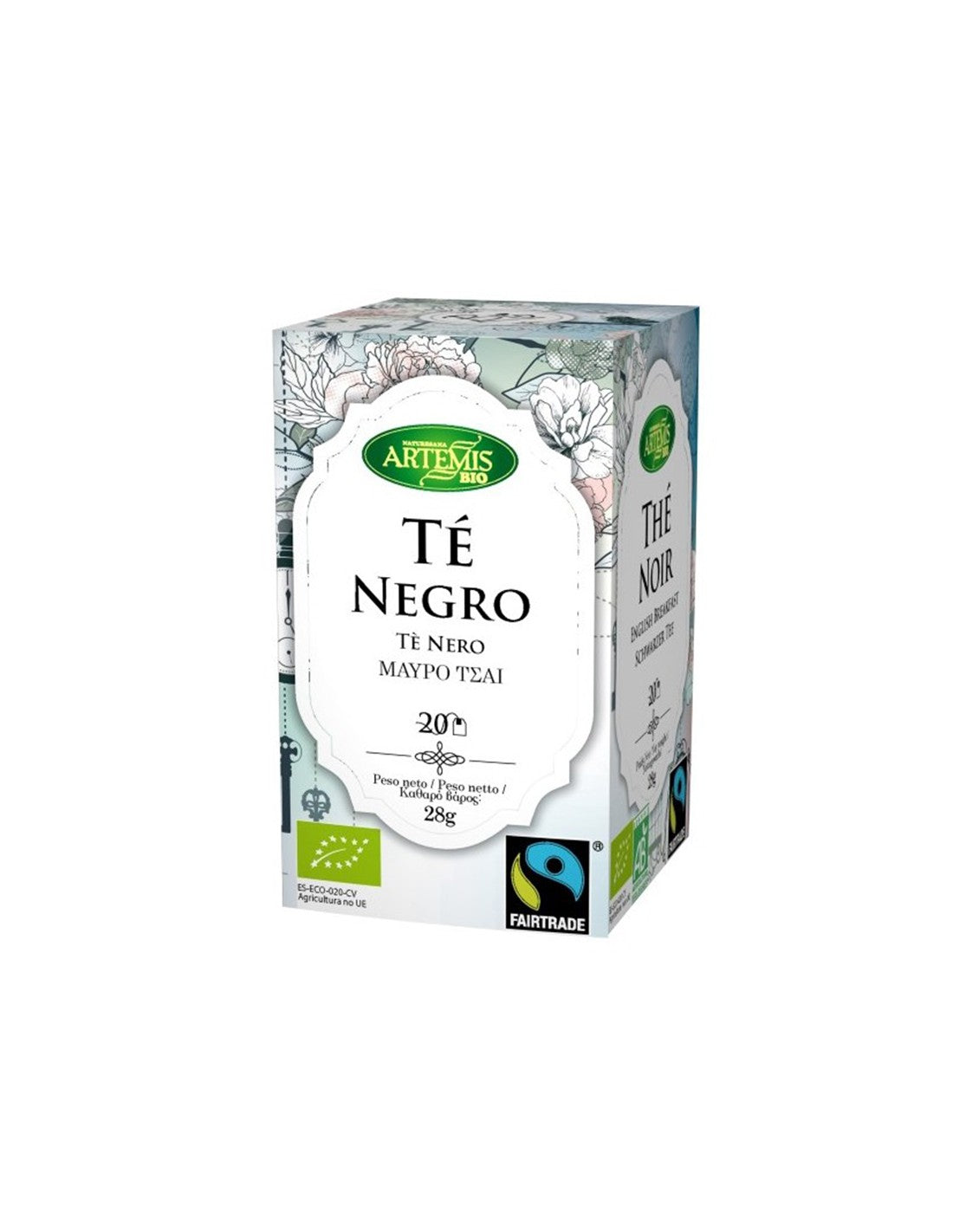 Ceai negru organic, 20 pungi de filtru