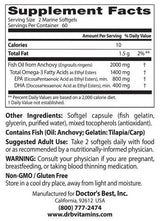 BEST Omega 3 Fish Oil 1000 mg / Purified & Clear - 120 Гел капсули