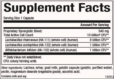 Acidophilus & Bifidus Double Strength | 10 Billion Active Cells - 90 капсули