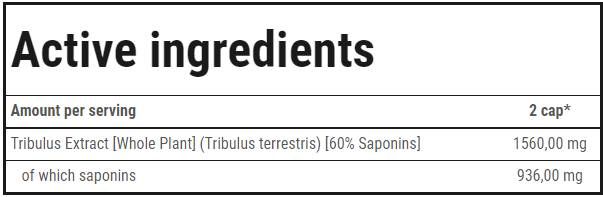 Tribulon - Tribulus Terrestris | Elite Men's Formula - 60 капсули