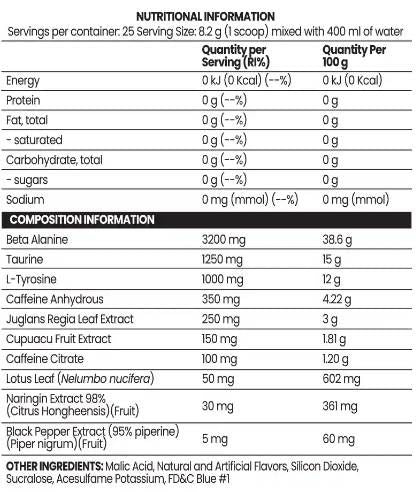 Stim Head V3 | Caffeinated Formula - 205 грама