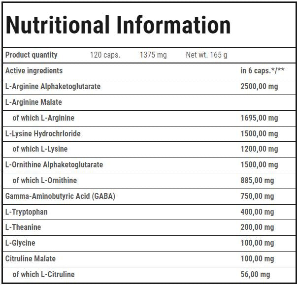 GH UP | Growth Hormone Night Formula - 120 капсули