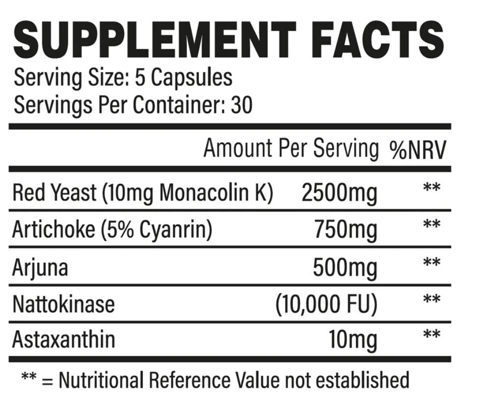 Heart Care | with Nattokinase & Red Yeast - 150 капсули