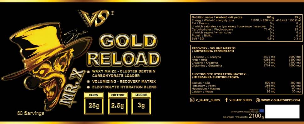 Mr. X Gold Reload - 2100 грама