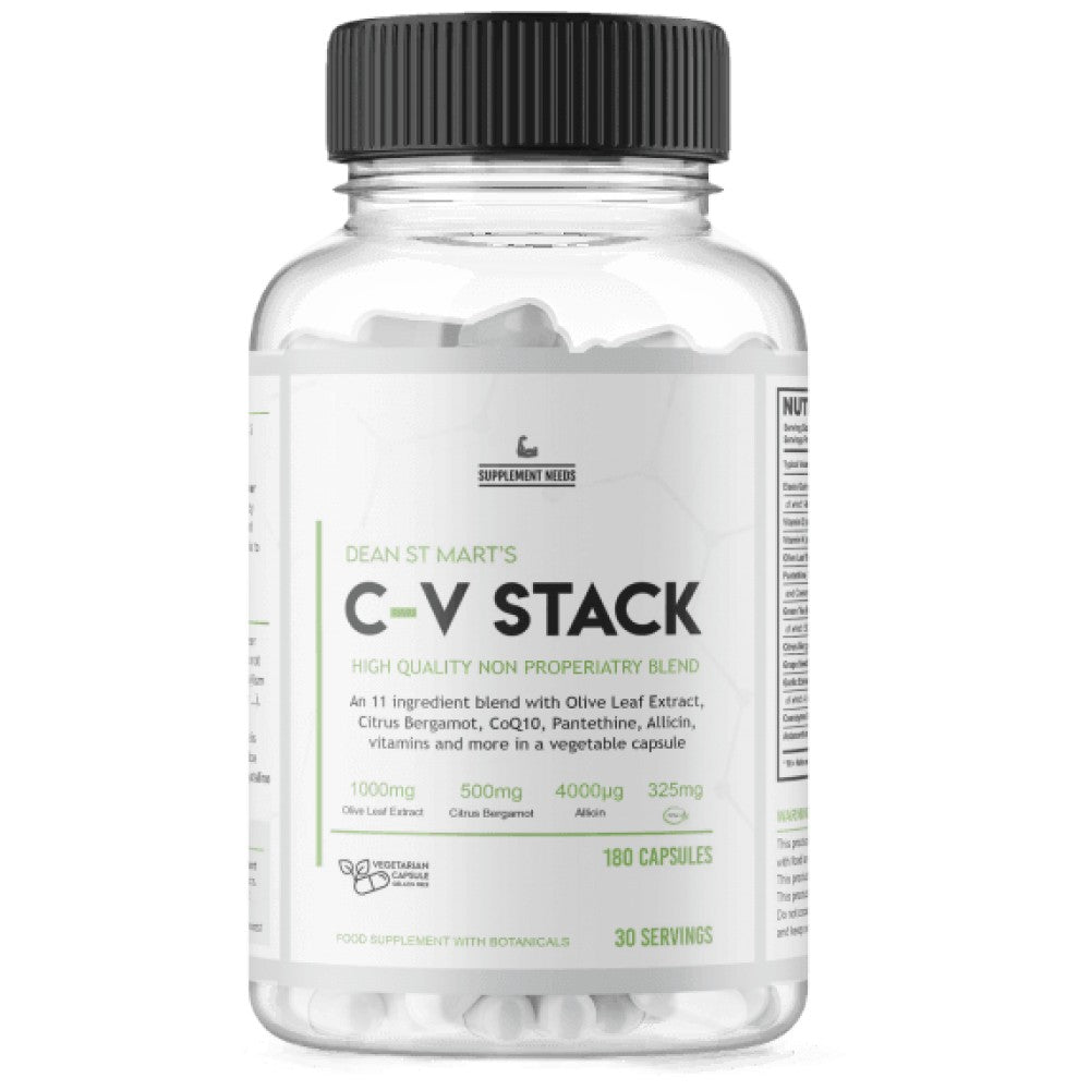 C-V Stack | Heart &amp; Cholesterol Support 180 капсули