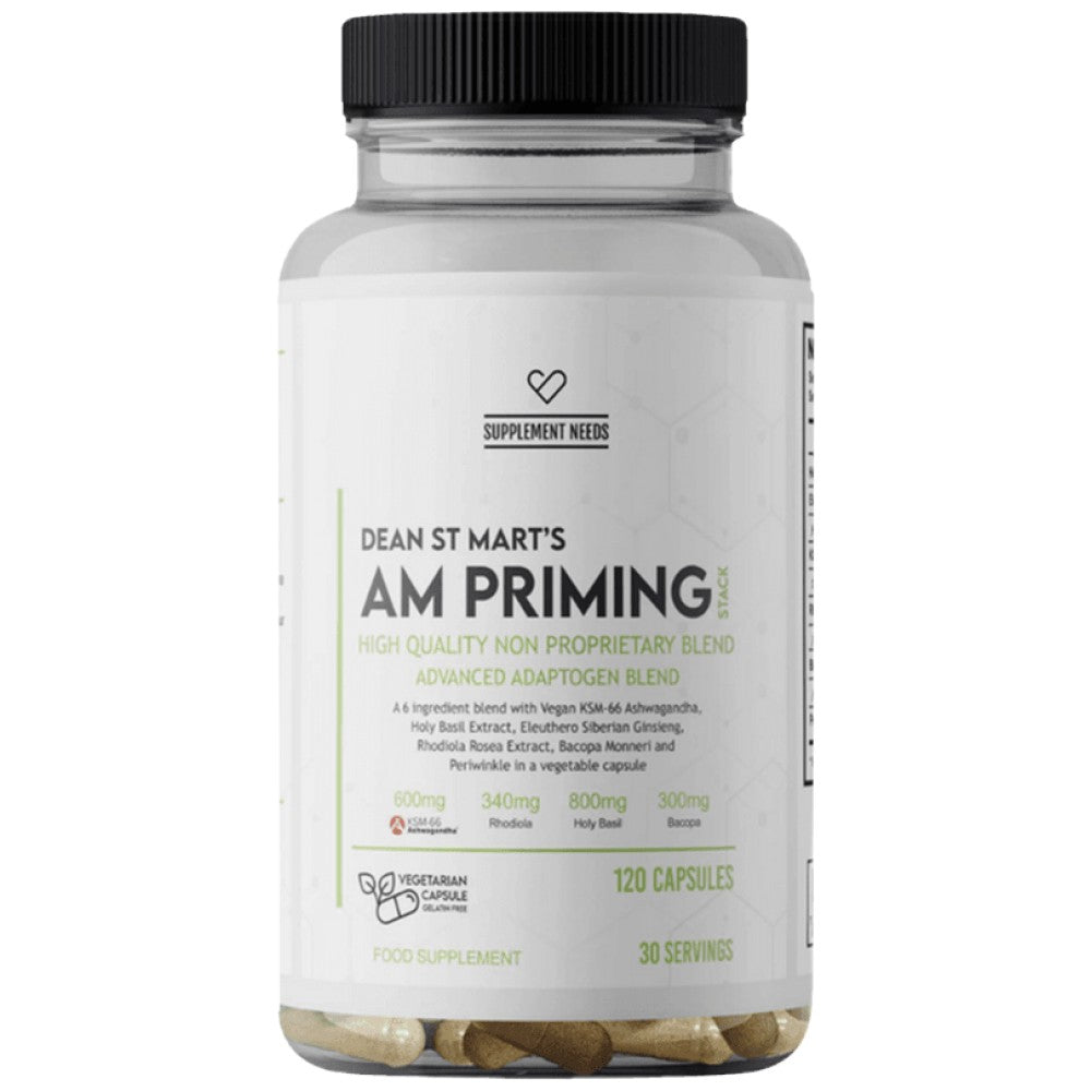 AM Priming Stack | Adaptogen Formula 120 капсули