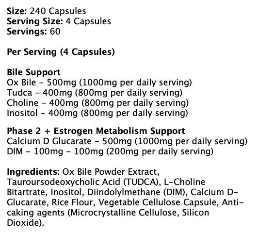 Stiva de ficat | cu TUDCA &amp; DIM 240 capsule