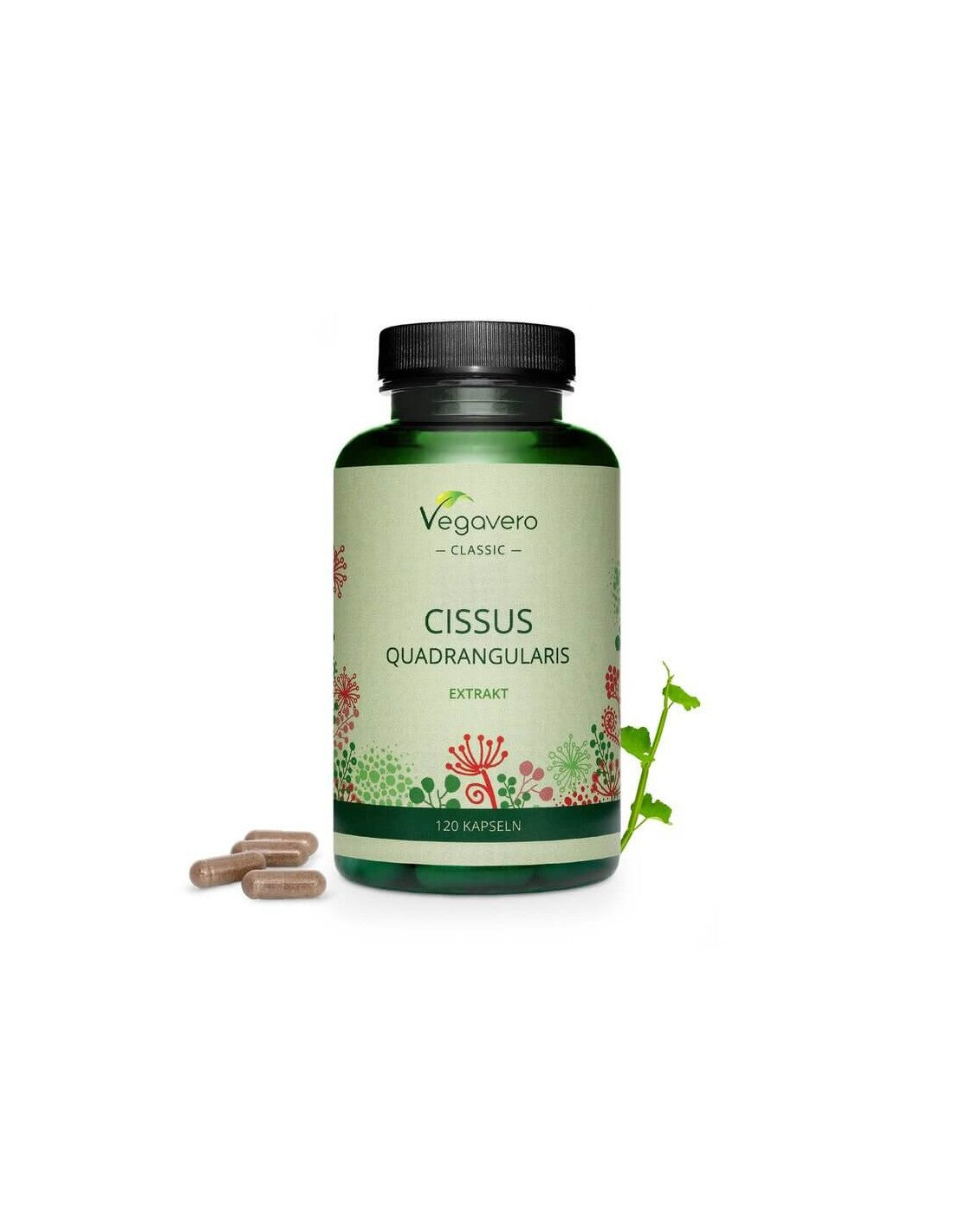 Cissus Quadrangularis/ Цисус, 120 капсули, 100% Vegan Vegavero