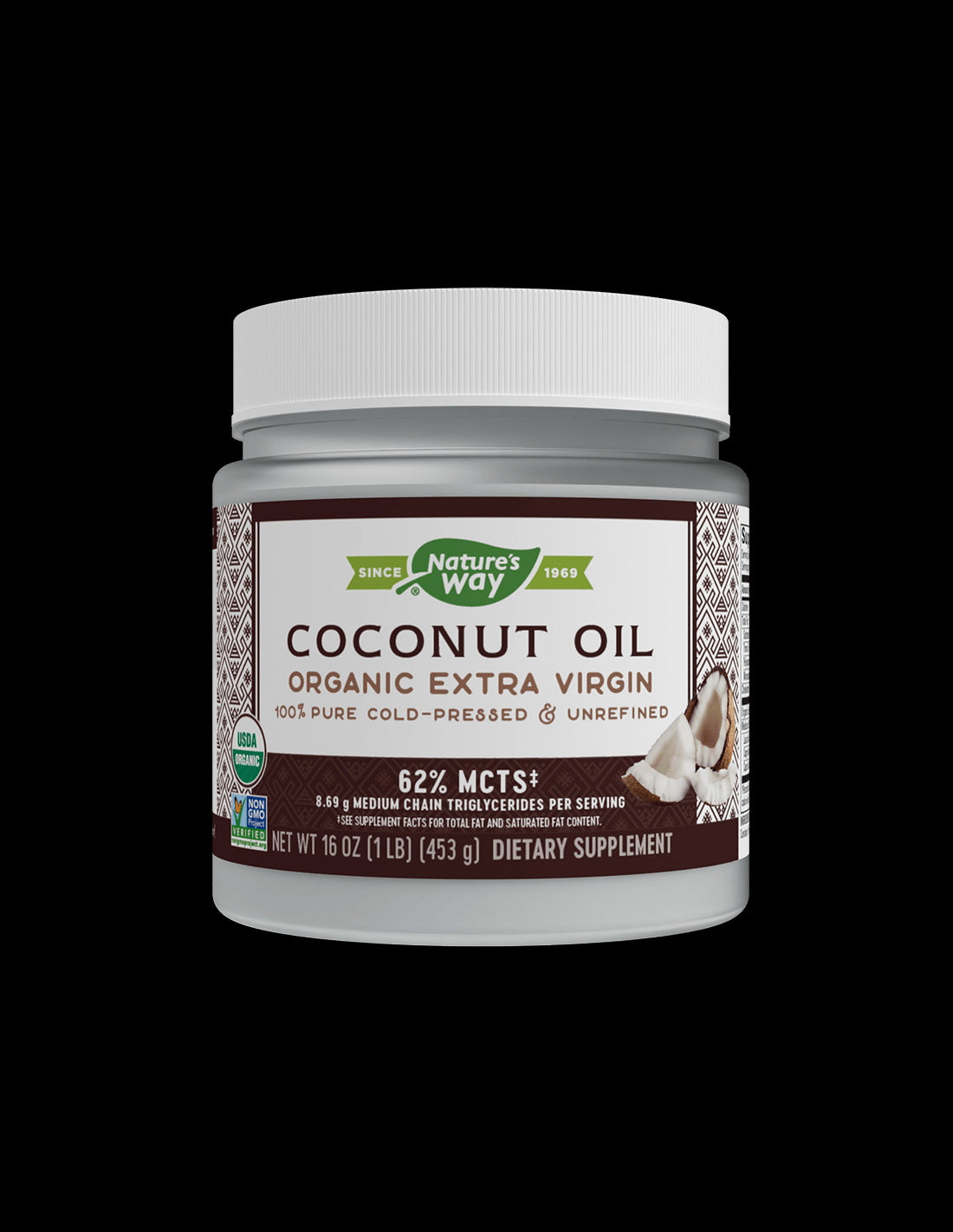 Raw Coconut Oil Organic - 454 грама