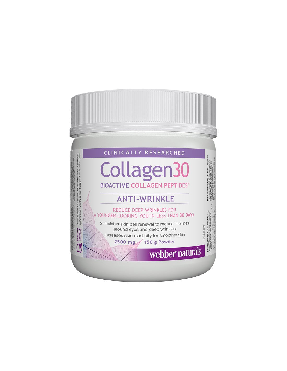 Collagen 30 Bioactive collagen peptides™ Anti-wrinkle - Колаген (биоактивни колагенови пептиди) 2500 mg, 150 g прах