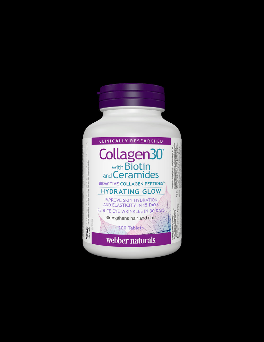 Collagen30® with Biotin and Ceramides / Колаген (биоактивни колагенови пептиди) с биотин и серамиди, 200 таблетки