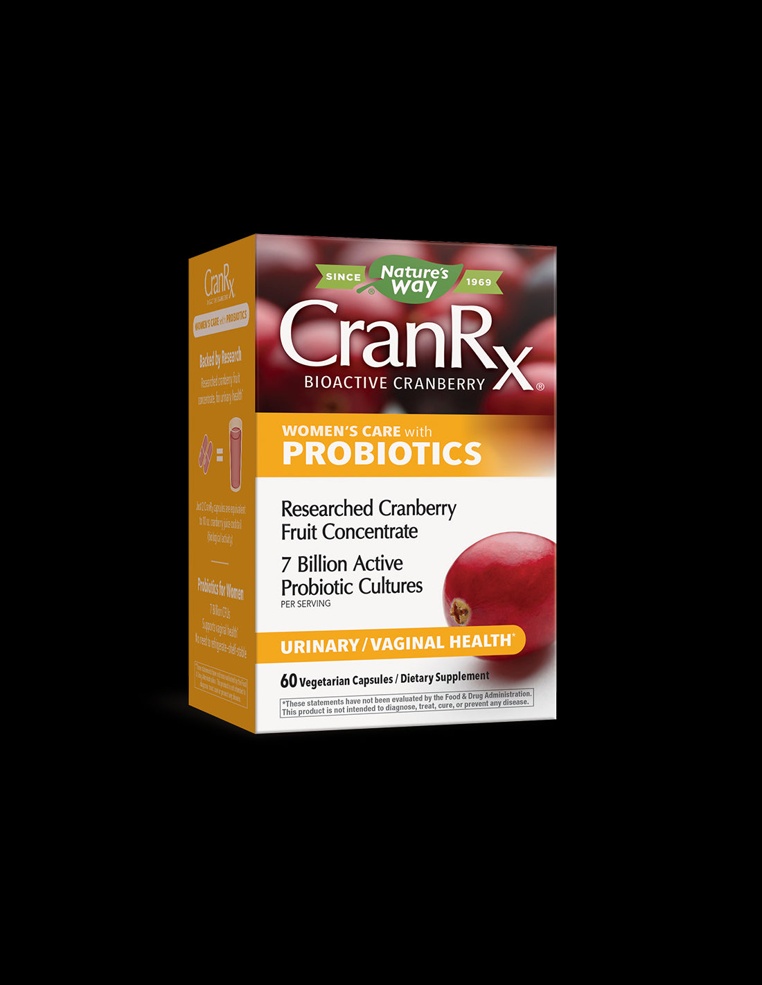 CranRx® Women`s Care with probiotics с червена боровинка + 7 млрд. акт. пробиотици х 60 капсули Nature’s Way