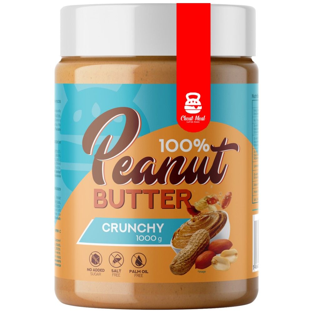 100% Peanut Butter / Crunchy - 1000 грама