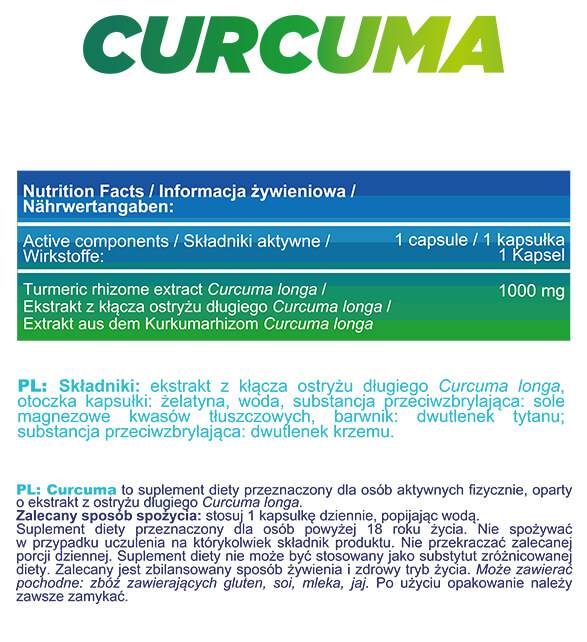 Curcuma | Turmeric 1000 mg - 90 капсули