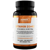 Vitamin D3 2000 IU + K2 100 mcg 120 капсули