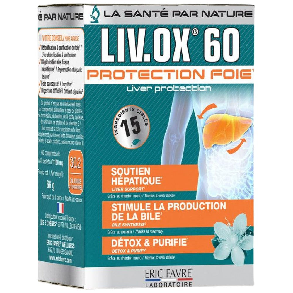 LIV.OX® 60 | Liver Detox &amp; Protection Formula 60 Таблетки